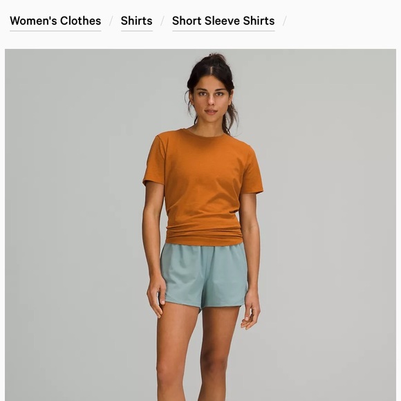 lululemon athletica Tops - Lululemon NEW Love Crew T-Shirt in Heathered Butternut Brown, Size 6